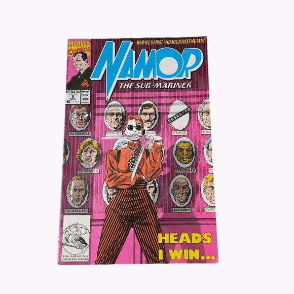 Marvel Namor The Sub-Mariner #8 1990 Comic Book Collector Bagged Boarded - Picture 1 of 2